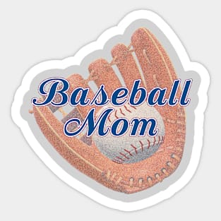 Baseball Mom Sticker